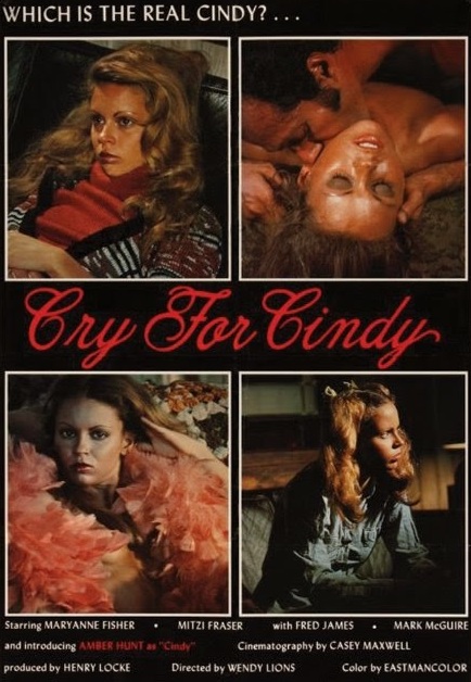Cry For Cindy (1976) - original poster - vintagepornfun.com