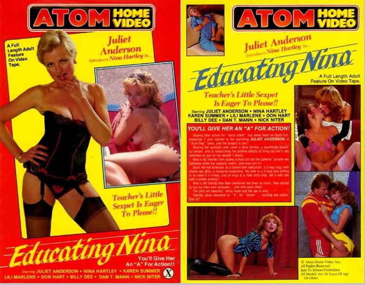 Educating Nina (1984) - original poster - vintagepornfun.com
