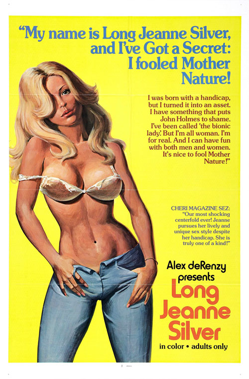 Long Jeanne Silver (1977) - original poster - vintagepornfun.com