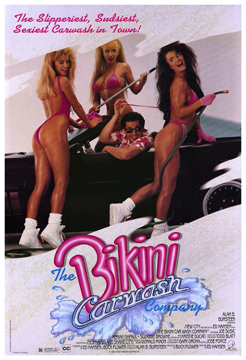 The Bikini Carwash Company (1992) - original poster - vintagepornfun.com