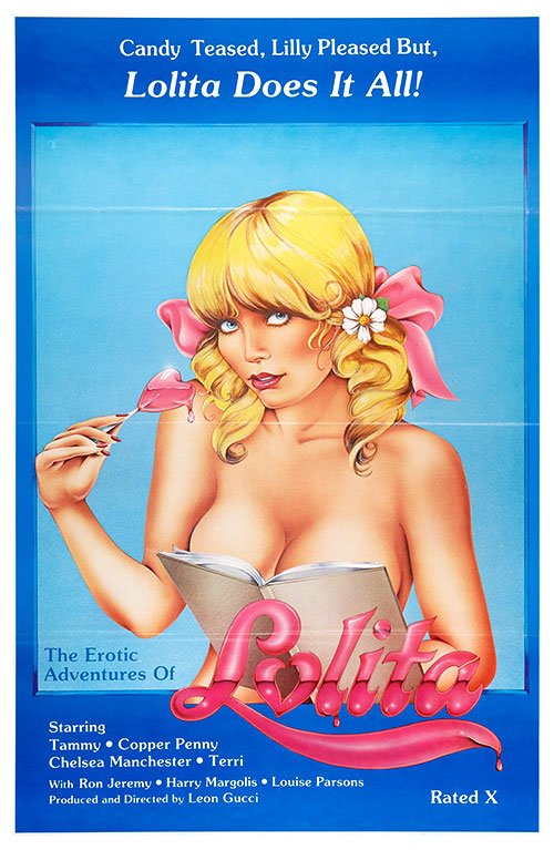 The Erotic Adventures of Lolita (1982) - Original Poster - vintagepornfun.com