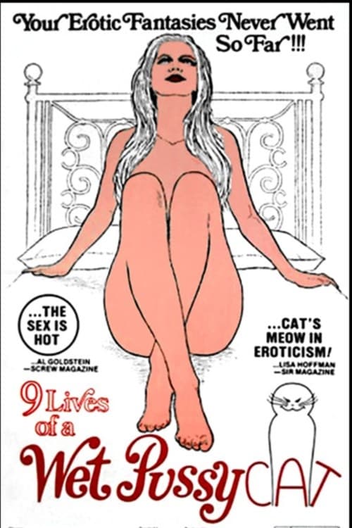 9 Lives of a Wet Pussy (1976) - Original Poster - vintagepornfun.com