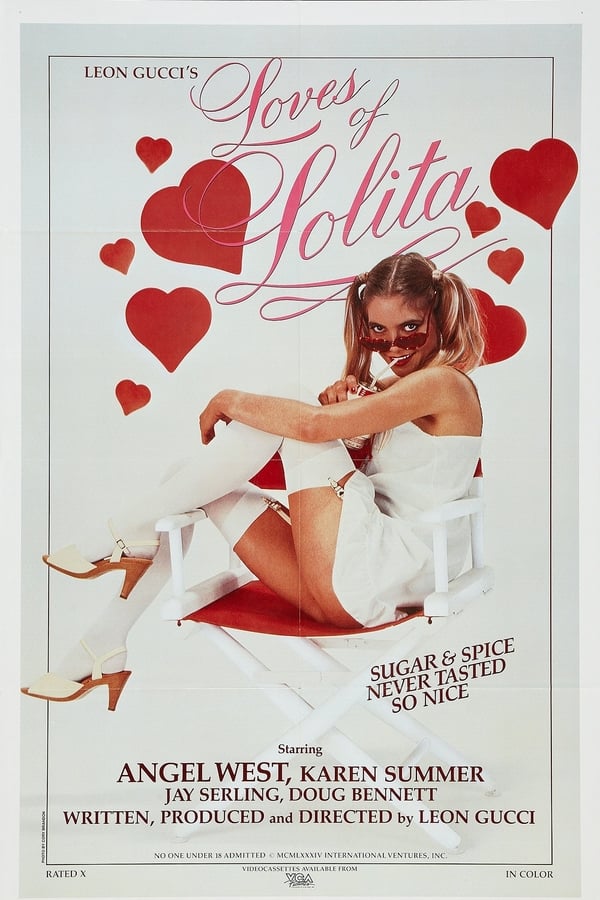 The Loves of Lolita (1984) - Original Poster - vintagepornfun.com