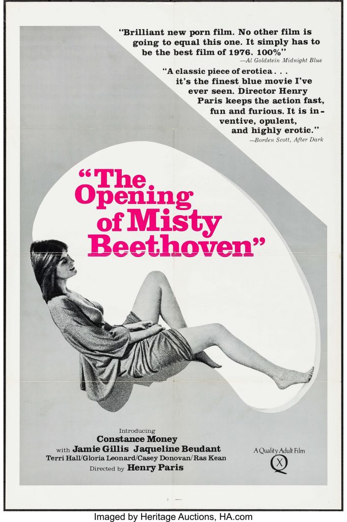 The Opening of Misty Beethoven (1976) - Original Poster - vintagepornfun.com
