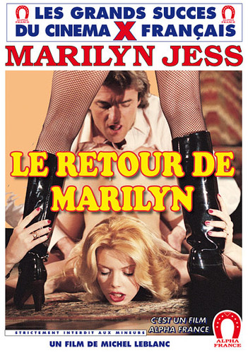 Le Retour De Marilyn (1986) - Original Poster - vintagepornfun.com