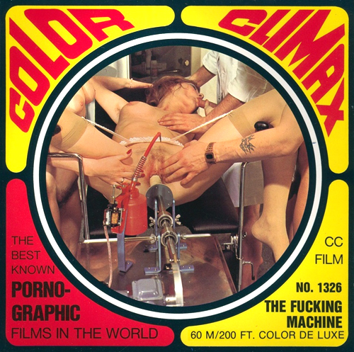 Color Climax: Color Climax Film 1326: The Fucking Machine - Original Poster - vintagepornfun.com