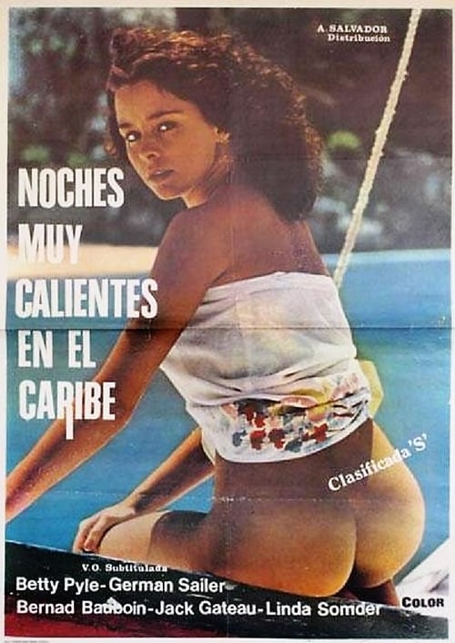 Nuits Très chaudes Aux Caraïbes (1979) - Original Poster - vintagepornfun.com