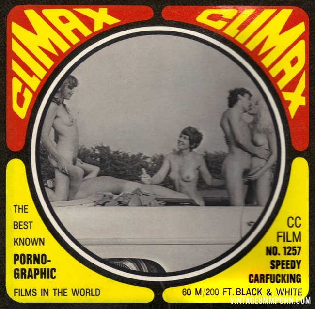 Color Climax: Color Climax Film 1257: Speedy Carfucking - Original Poster - vintagepornfun.com