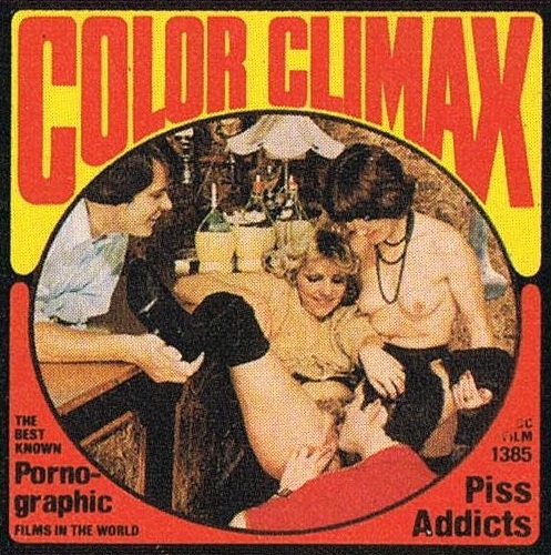 Color Climax: Color Climax Film 1385: Sex Addicts - Original Poster - vintagepornfun.com