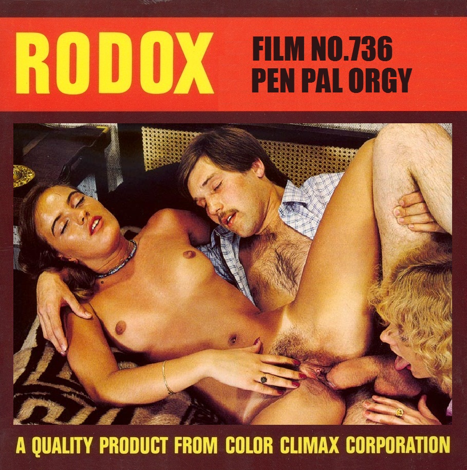 Color Climax: Rodox Film 736: Pen Pal Orgy - Original Poster - vintagepornfun.com
