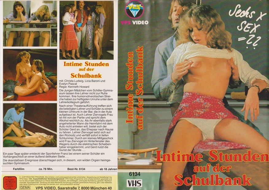 Intime Stunden auf der Schulbank (1981) - Original Poster - vintagepornfun.com