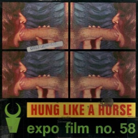 Color Climax: Expo Film 58: Hung Like a Horse - Original Poster - vintagepornfun.com