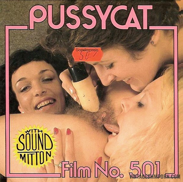 Color Climax: Pussycat Film 501: Lesbian Salon - Original Poster - vintagepornfun.com
