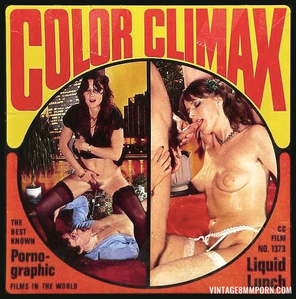 Color Climax: Color Climax Film 1373: Liquid Lunch - Original Poster - vintagepornfun.com