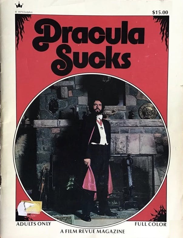 Dracula Sucks (1978) - Original Poster - vintagepornfun.com
