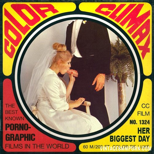 Color Climax: Color Climax Film 1324: Her Biggest Day - Original Poster - vintagepornfun.com