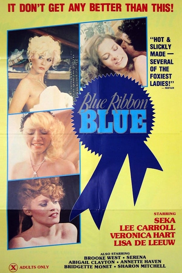 Blue Ribbon Blue (1985) - Original Poster - vintagepornfun.com