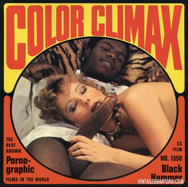 Color Climax: Color Climax Film 1350: Black Hammer - Original Poster - vintagepornfun.com