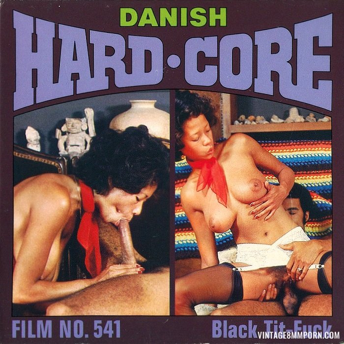 Color Climax: Danish Hardcore 541: Black Tit Fuck - Original Poster - vintagepornfun.com