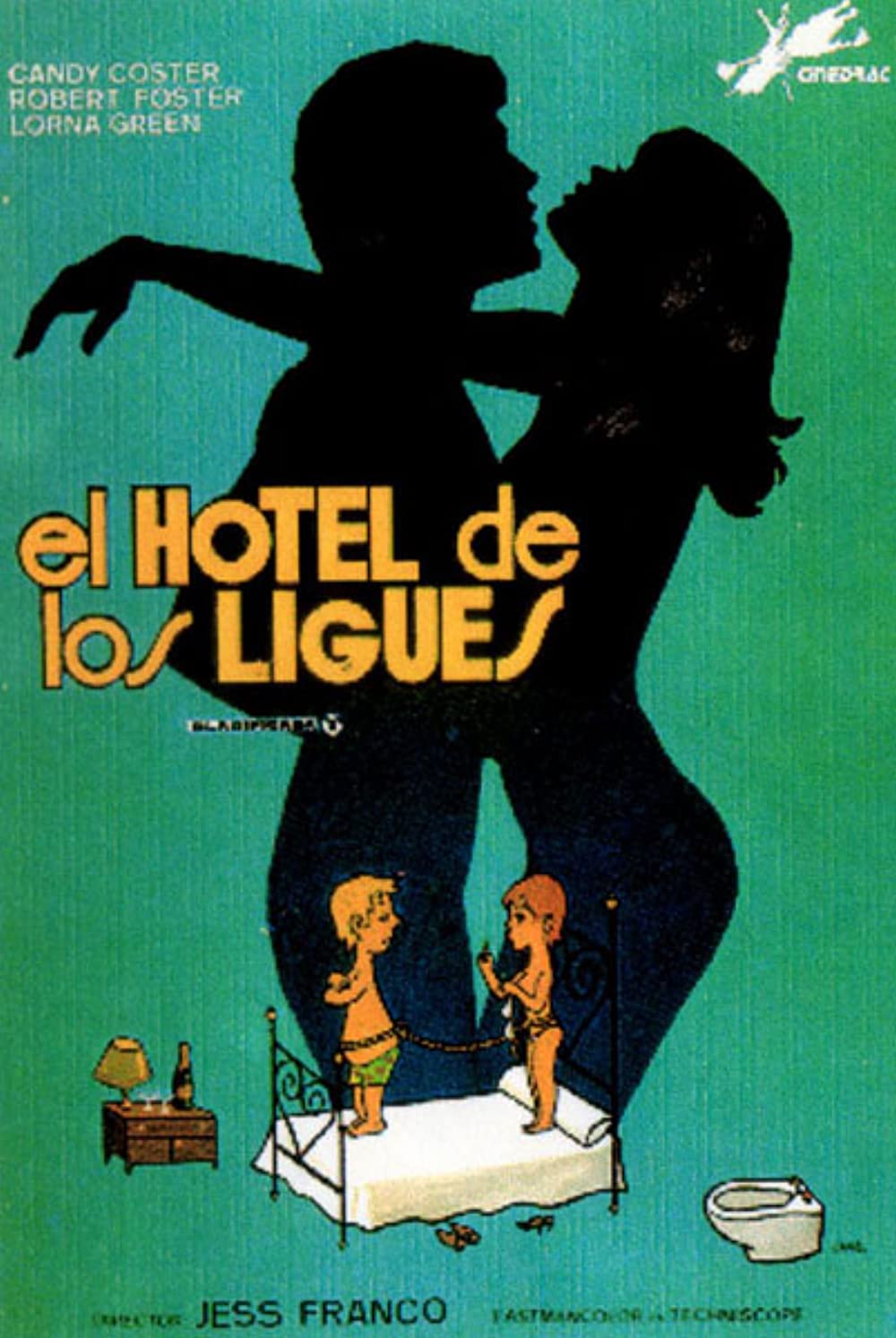 El Hotel De Los Ligues (1983) - Original Poster - vintagepornfun.com