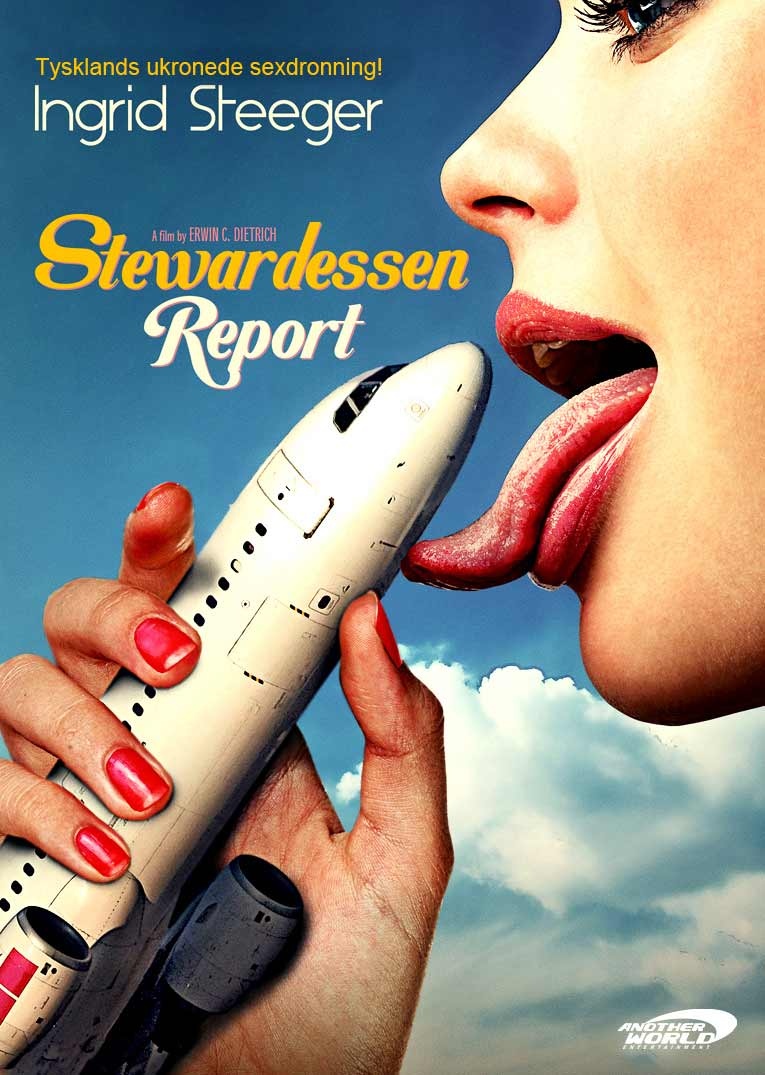 Die Stewardessen Report (1971) - Original Poster - vintagepornfun.com