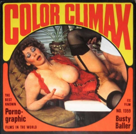 Color Climax: Color Climax Film 1359: Busty Baller - Original Poster - vintagepornfun.com