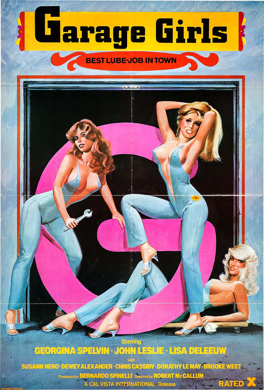 Garage Girls (1980) - Original Poster - vintagepornfun.com